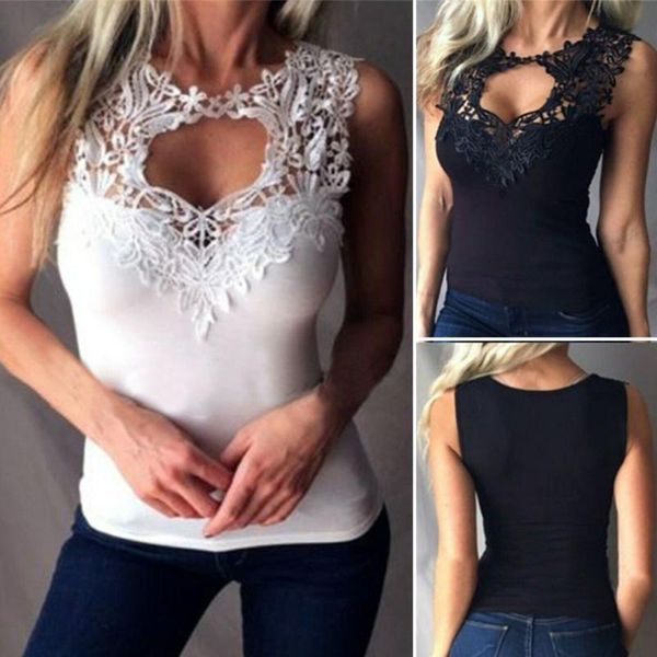 women's tanks & camis lace up sleeveless slim daily summer ladies floral splice casual fashion tank women vest crew neck kp7r, White
women's tanks & camis lace up sleeveless slim daily summer ladies floral splice casual fashion tank women vest crew neck kp7r, White