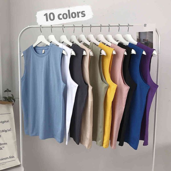 10 colors tank men workout fitness solid fitness sports gym clothing sleeveless elasticity vest mens undershirts 210524, White;black
10 colors tank men workout fitness solid fitness sports gym clothing sleeveless elasticity vest mens undershirts 210524, White;black