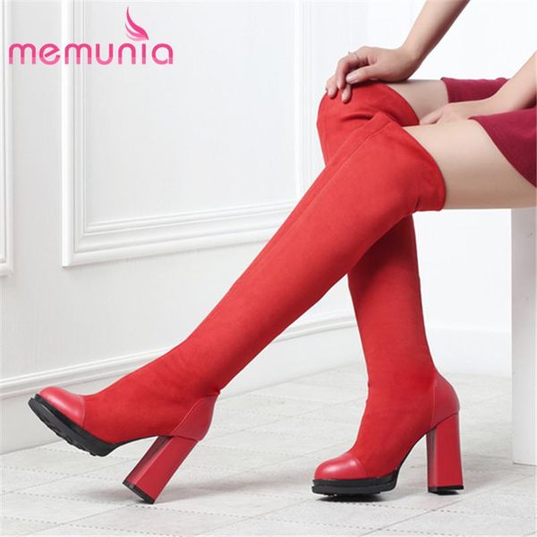 boots memunia 2021 women thigh high slip on heels platform fashion autumn winter party wedding shoes woman, Black
boots memunia 2021 women thigh high slip on heels platform fashion autumn winter party wedding shoes woman, Black