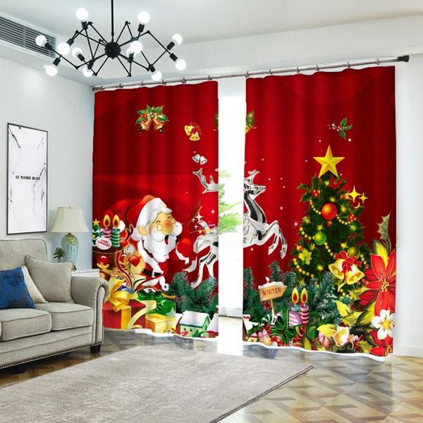 curtain & drapes babson red santa claus high precision shading personalized 3d digital printing diy po christmas
curtain & drapes babson red santa claus high precision shading personalized 3d digital printing diy po christmas