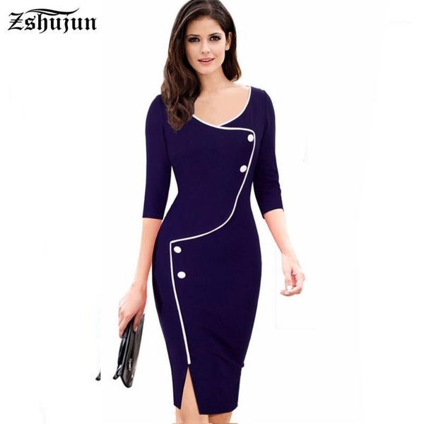 casual dresses from quick vintage division lower smart work 3/4 sleeve deep neck bodycon in the knee height women pencil office dress, Black;gray
casual dresses from quick vintage division lower smart work 3/4 sleeve deep neck bodycon in the knee height women pencil office dress, Black;gray