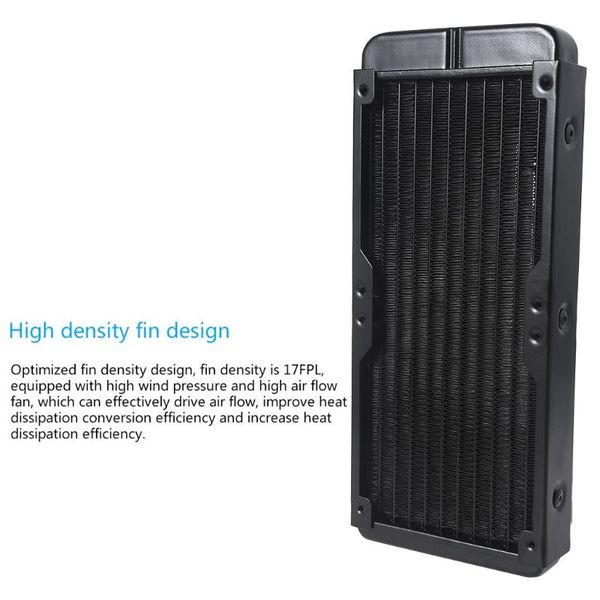 fans & coolings water cooling computer radiator 10 pipe aluminum heat exchanger liquid sink for cpu pc cool system
fans & coolings water cooling computer radiator 10 pipe aluminum heat exchanger liquid sink for cpu pc cool system