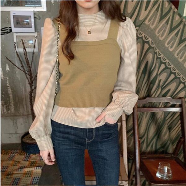 qooth women's loose blouse and vest two pieces set autumn loose blouses beach boho casual female student blouse qt165 210518, White
qooth women's loose blouse and vest two pieces set autumn loose blouses beach boho casual female student blouse qt165 210518, White