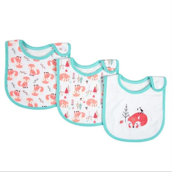 bibs & burp cloths 3pcs/lot born infant baby adjustable boys girls soft breathable cotton animal print cute feeding product
bibs & burp cloths 3pcs/lot born infant baby adjustable boys girls soft breathable cotton animal print cute feeding product