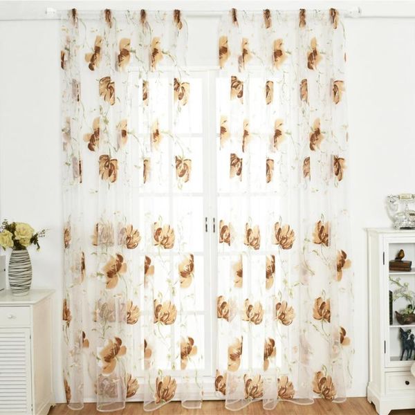 embroidered floral tulle window screen curtain for living room bedroom luxury sheer voile blind drapes door decor &
embroidered floral tulle window screen curtain for living room bedroom luxury sheer voile blind drapes door decor &