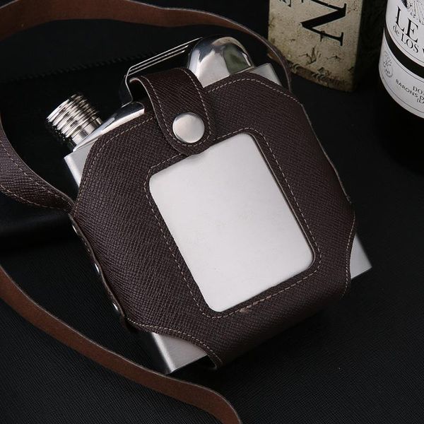 hip flasks big capacity 18 26 35oz stainless steel whiskey brown transparent holster buckle flask men portable
hip flasks big capacity 18 26 35oz stainless steel whiskey brown transparent holster buckle flask men portable