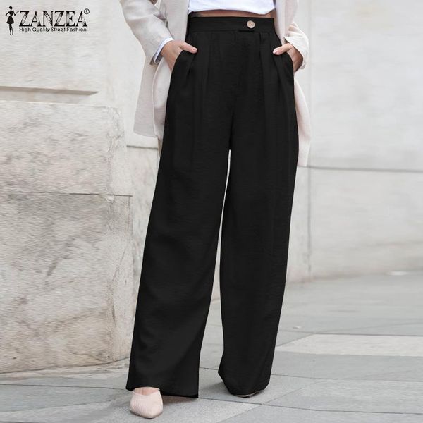 women's pants & capris zanzea vintage solid women zipper loose long trouser 2021 summer high waist pantalons casual lady oversize pocke, Black;white
women's pants & capris zanzea vintage solid women zipper loose long trouser 2021 summer high waist pantalons casual lady oversize pocke, Black;white