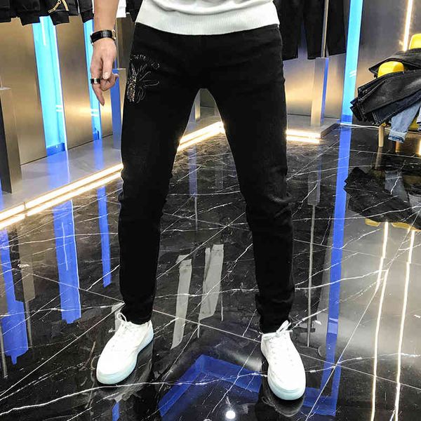 jean europe autumn season custom spider trend versatile fashion jeans washing, Blue
jean europe autumn season custom spider trend versatile fashion jeans washing, Blue