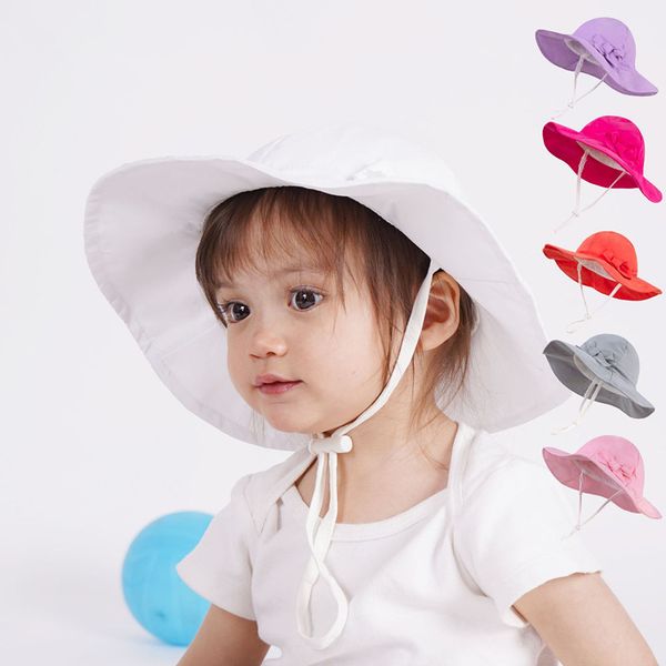 ins child hat sun visor bowknot bucket sunhats baby summer wide brim beach helmet e, Yellow
ins child hat sun visor bowknot bucket sunhats baby summer wide brim beach helmet e, Yellow