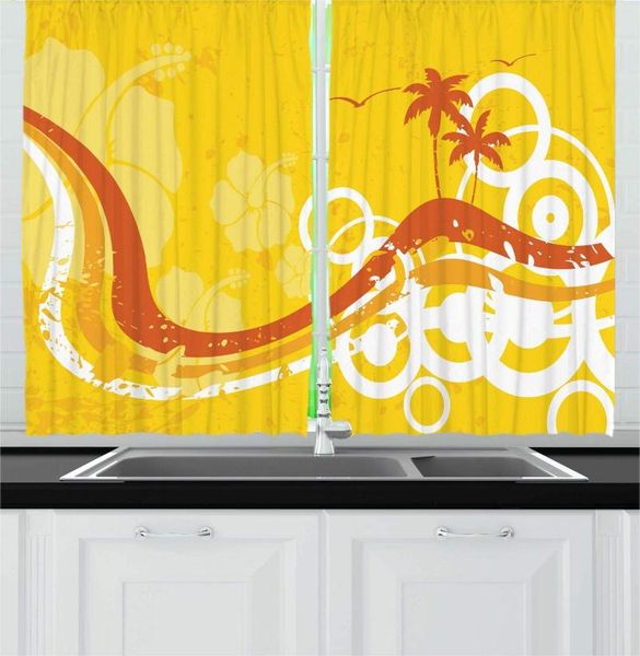 curtain & drapes white yellow hawaii sunset kitchen curtains artwork of summer themed nature items stripes and circles for cafe decor
curtain & drapes white yellow hawaii sunset kitchen curtains artwork of summer themed nature items stripes and circles for cafe decor