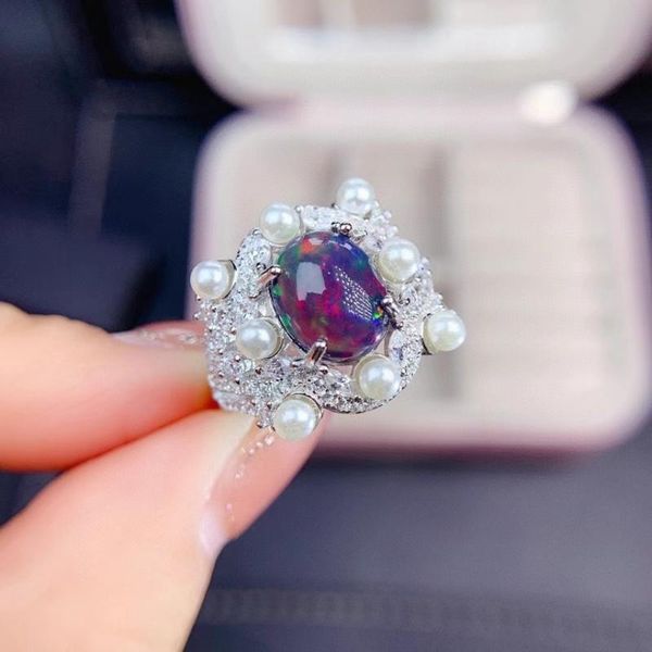cluster rings meibapj black opal gemstone fashion luxutious for women real 925 sterling silver charm fine wedding jewelry, Golden;silver
cluster rings meibapj black opal gemstone fashion luxutious for women real 925 sterling silver charm fine wedding jewelry, Golden;silver