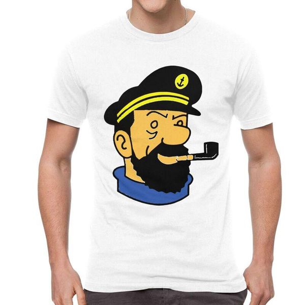 men's t-shirts the adventures of tintin tshirt for men short sleeves printed t shirt cool captain haddock fitted 100% cotton tee gift, White;black
men's t-shirts the adventures of tintin tshirt for men short sleeves printed t shirt cool captain haddock fitted 100% cotton tee gift, White;black