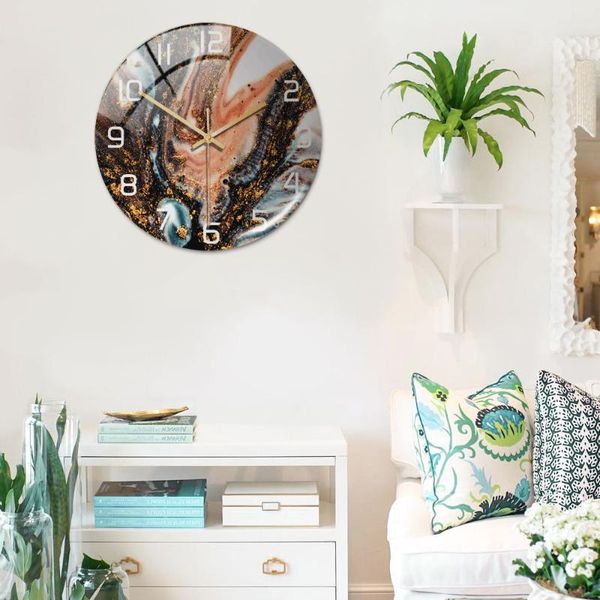 wall clocks 3d acrylic black gold marble pattern adhesive clock metal needle silent mechanism modern living room home decoration
wall clocks 3d acrylic black gold marble pattern adhesive clock metal needle silent mechanism modern living room home decoration