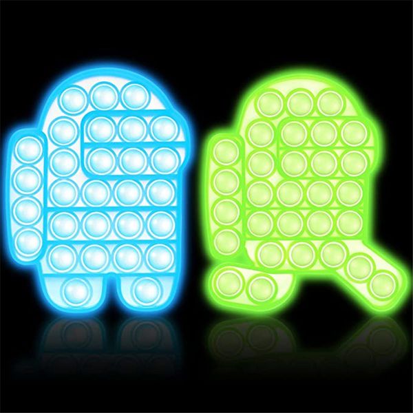 dhl push bubble luminous fidget toys decompression toy for children adults antistress reliver
dhl push bubble luminous fidget toys decompression toy for children adults antistress reliver