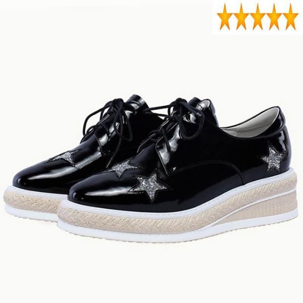 women 2021 pumps spring genuine thick platform wedge shoes designer british square toe real leather footwear dress, Black
women 2021 pumps spring genuine thick platform wedge shoes designer british square toe real leather footwear dress, Black