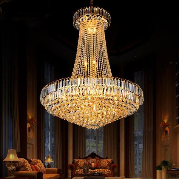 pendant lamps golden duplex building living room chandelier led european crystal hanging lamp villa middle stairs long
pendant lamps golden duplex building living room chandelier led european crystal hanging lamp villa middle stairs long