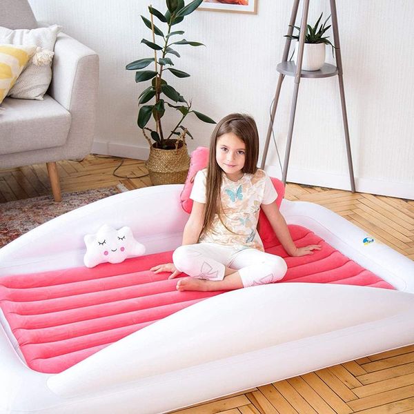 inflatable toddler travel bed foldable portable air mattress kids camping mat blow up with high safety rails outdoor pads
inflatable toddler travel bed foldable portable air mattress kids camping mat blow up with high safety rails outdoor pads