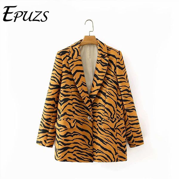 oversize tiger pattern famale clothing fashion slim long sleeve pocket suit casual loose office work temperament chic women's suits &, White;black
oversize tiger pattern famale clothing fashion slim long sleeve pocket suit casual loose office work temperament chic women's suits &, White;black