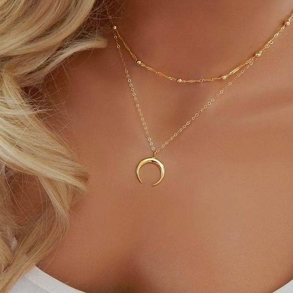 chains korean fashion sweet beauty alloy necklace multilayer round pearl crescent pendant 2021 jewelry gift, Silver
chains korean fashion sweet beauty alloy necklace multilayer round pearl crescent pendant 2021 jewelry gift, Silver