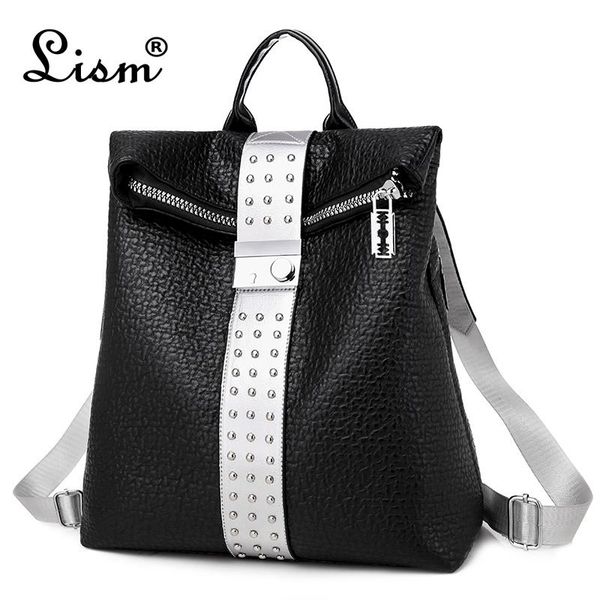 outdoor bags lism female backpack anti-theft pu leather 2021 spring youth girl black flagship
outdoor bags lism female backpack anti-theft pu leather 2021 spring youth girl black flagship