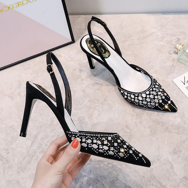 luxury dress shoes sandals female pointed sandals 2021 summer fashion thin heel fairy style baotou one-sided high-heeled sho, Black
luxury dress shoes sandals female pointed sandals 2021 summer fashion thin heel fairy style baotou one-sided high-heeled sho, Black