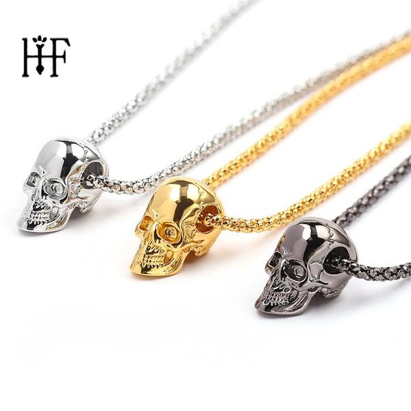 pendant necklaces punk alloy skull necklace for men male 2021 halloween gift biker motorcycle rock, Silver
pendant necklaces punk alloy skull necklace for men male 2021 halloween gift biker motorcycle rock, Silver