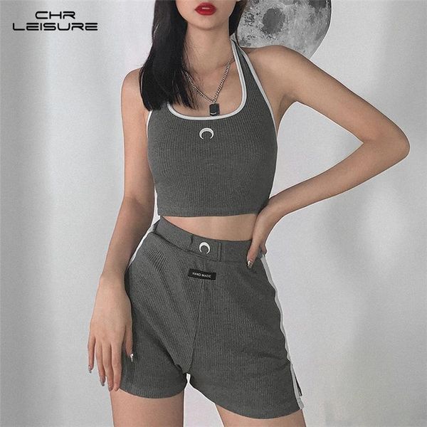 women's tracksuits chrleisure summer sports suit for women crop bra high waist loose casual fitness cycling shorts set, Gray
women's tracksuits chrleisure summer sports suit for women crop bra high waist loose casual fitness cycling shorts set, Gray