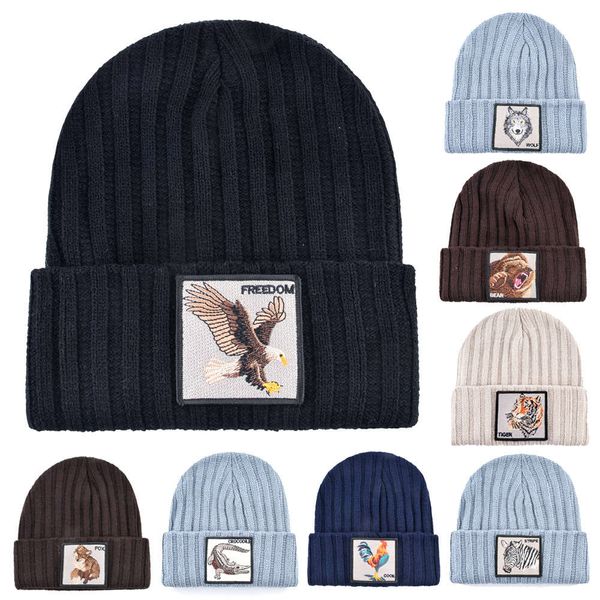 hat male embroidered animal knitted solid color warm wool female wolf, Blue;gray
hat male embroidered animal knitted solid color warm wool female wolf, Blue;gray