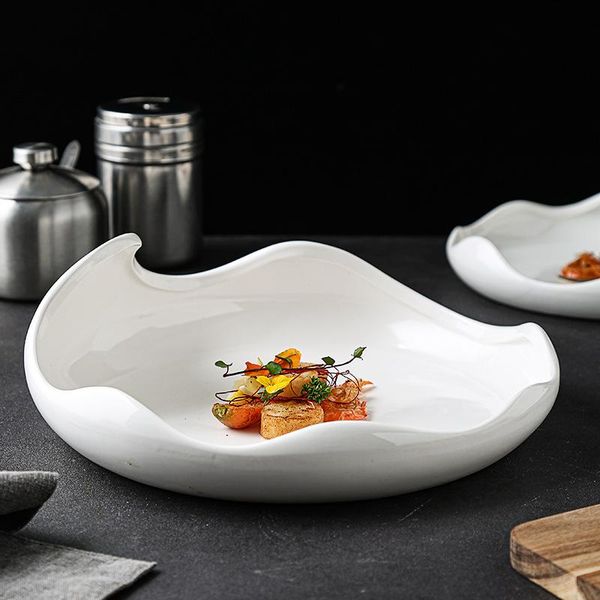 dishes & plates japanese white ceramic plate irregular main course steak cutlery home restaurant kitchen decoration tableware
dishes & plates japanese white ceramic plate irregular main course steak cutlery home restaurant kitchen decoration tableware