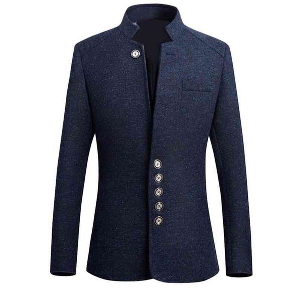 suit solid color long sve stand collar single-breasted plus size slim tweed et men blazer, White;black
suit solid color long sve stand collar single-breasted plus size slim tweed et men blazer, White;black