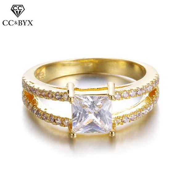 wedding rings yellow gold color cubic zirconia clear stone beautiful engagement party for women fashion jewelry girls gifts 140, Slivery;golden
wedding rings yellow gold color cubic zirconia clear stone beautiful engagement party for women fashion jewelry girls gifts 140, Slivery;golden