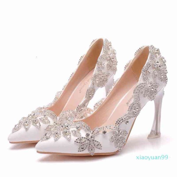 sale- 9cm crystal heels pointed toe high pumps bridal wedding shoes pearls party evening, Black
sale- 9cm crystal heels pointed toe high pumps bridal wedding shoes pearls party evening, Black