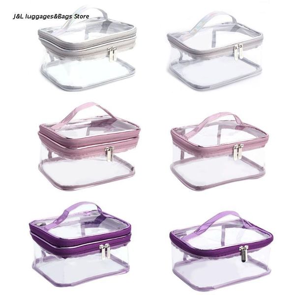 cosmetic bags & cases m68c portable clear makeup bag zipper cosmetics transparent travel storage pouch pvc toiletry organizers with handle f
cosmetic bags & cases m68c portable clear makeup bag zipper cosmetics transparent travel storage pouch pvc toiletry organizers with handle f