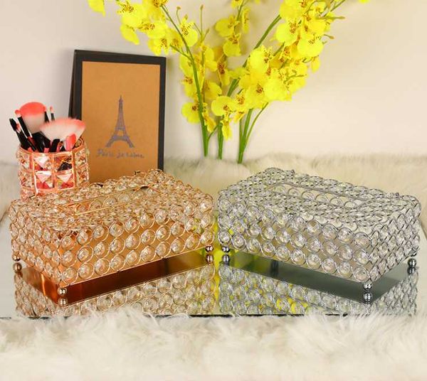 tissue boxes & napkins el home case storage box square crystal shinning paper container
tissue boxes & napkins el home case storage box square crystal shinning paper container