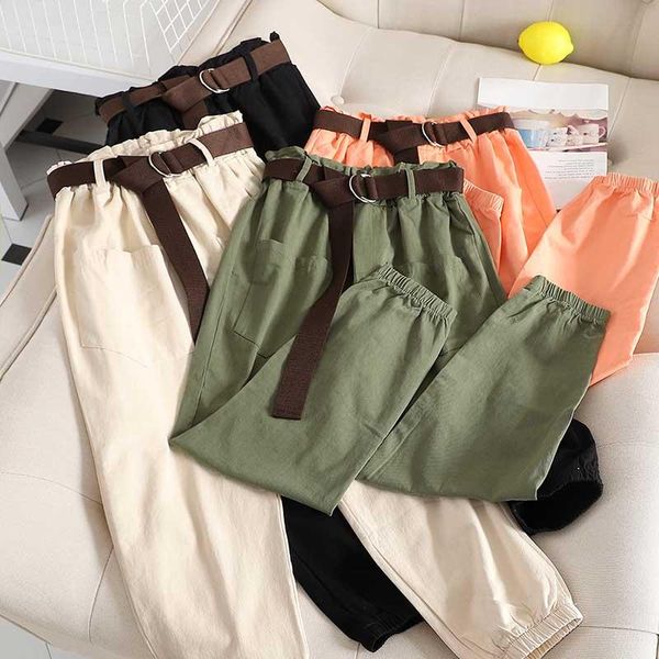 women's pants & capris summer cargo women high waist solid loose harem pant fashion casual all match harajuku trouser streetwear, Black;white
women's pants & capris summer cargo women high waist solid loose harem pant fashion casual all match harajuku trouser streetwear, Black;white