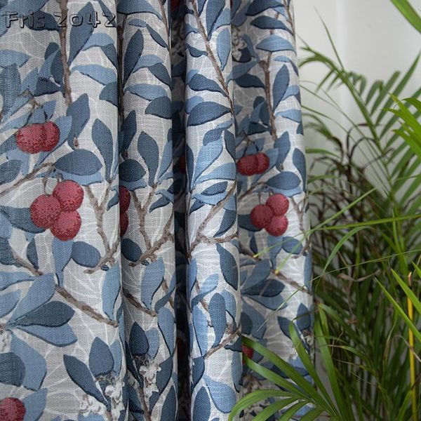curtain & drapes pastoral lychee american country blue cotton linen high precision shading for living dining room bedroom
curtain & drapes pastoral lychee american country blue cotton linen high precision shading for living dining room bedroom