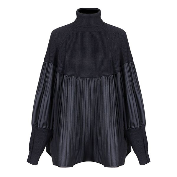 hoodies Msxu sweater fashion loose autumn and high female turtleneck mid-bottom winter wear shirt length, Black
hoodies Msxu sweater fashion loose autumn and high female turtleneck mid-bottom winter wear shirt length, Black