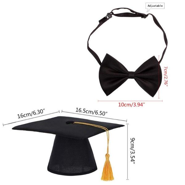dog apparel 2pcs pet graduation cap bow tie decoration pography props head-wear hat x4yd
dog apparel 2pcs pet graduation cap bow tie decoration pography props head-wear hat x4yd