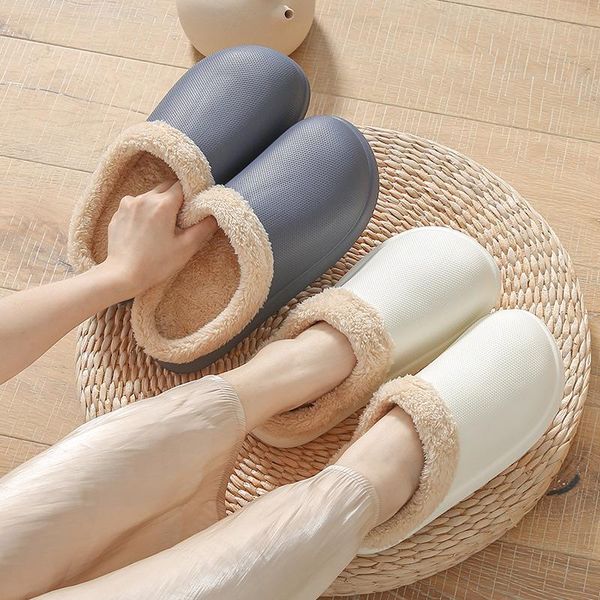 slippers couples cotton women waterproof fall/winter household indoor non-slip warmth plush winter men, Black
slippers couples cotton women waterproof fall/winter household indoor non-slip warmth plush winter men, Black