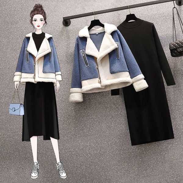 women's sweaters sweaterslarge size women's spring clothing fat sister cover meat show thin thick coat wool dress two piece suit f, White;black
women's sweaters sweaterslarge size women's spring clothing fat sister cover meat show thin thick coat wool dress two piece suit f, White;black