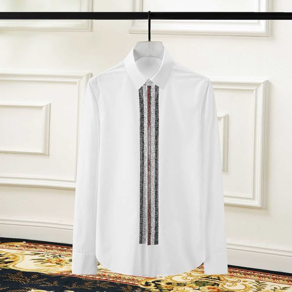 brand striped shirts men long sleeve slim fit casual shirt social party men clothing business formal dress shirts chemise homme 210527, White;black
brand striped shirts men long sleeve slim fit casual shirt social party men clothing business formal dress shirts chemise homme 210527, White;black