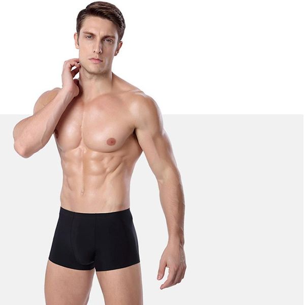 underpants men underwear flat pants silk dry and comfortable men's breathable 2021 summer seamless male boxers, Black;white
underpants men underwear flat pants silk dry and comfortable men's breathable 2021 summer seamless male boxers, Black;white