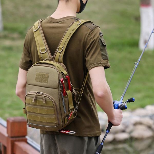 fishing accessories multifunctional backpack shoulder bag diagonal outdoor wild bait storage back
fishing accessories multifunctional backpack shoulder bag diagonal outdoor wild bait storage back