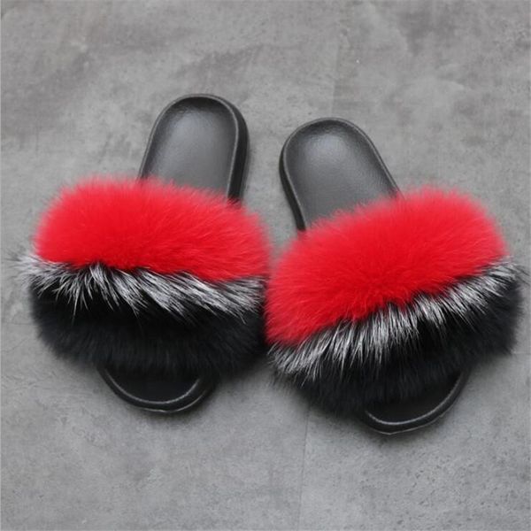 slippers women fluffy brand fashion fur slides non-slip real cute plush furry, Black
slippers women fluffy brand fashion fur slides non-slip real cute plush furry, Black
