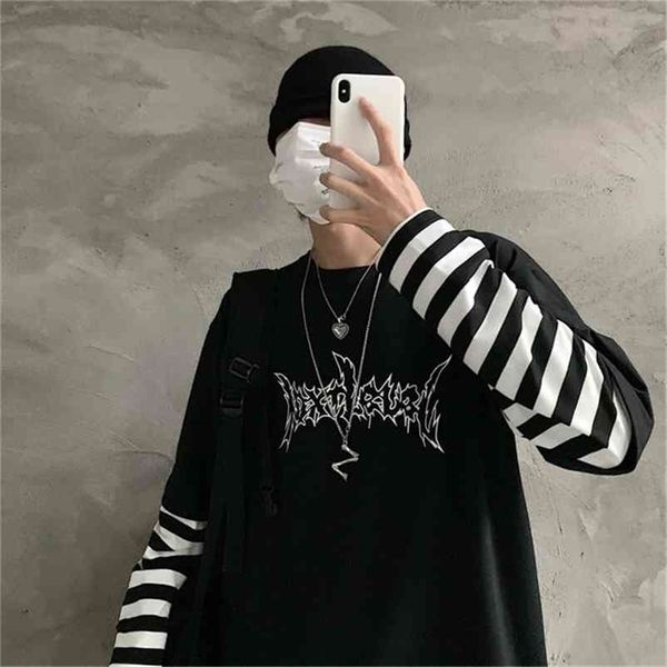 lychee harajuku patchwork striped women t-shirt fake 2 pieces women t shirt letter print long sleeve lady t-shirts 210406, White
lychee harajuku patchwork striped women t-shirt fake 2 pieces women t shirt letter print long sleeve lady t-shirts 210406, White