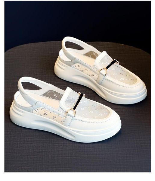 sandals sandal women's shoe 2021 summer flat bottom middle heel leather mesh hollowed-out small white wrap single, Black
sandals sandal women's shoe 2021 summer flat bottom middle heel leather mesh hollowed-out small white wrap single, Black