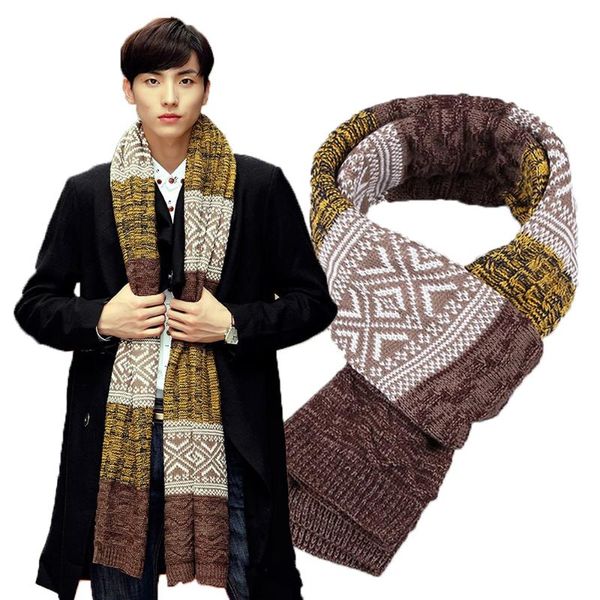 scarves winter women men scarf fashion casual shawl wrap muffler geometric gentleman warm knit accessories, Blue;gray
scarves winter women men scarf fashion casual shawl wrap muffler geometric gentleman warm knit accessories, Blue;gray