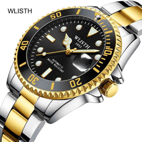wlisth new gentlemen clock 2021 fully automatic mechanical clocks fashion switching date window water ghost waterproof, Slivery;brown
wlisth new gentlemen clock 2021 fully automatic mechanical clocks fashion switching date window water ghost waterproof, Slivery;brown