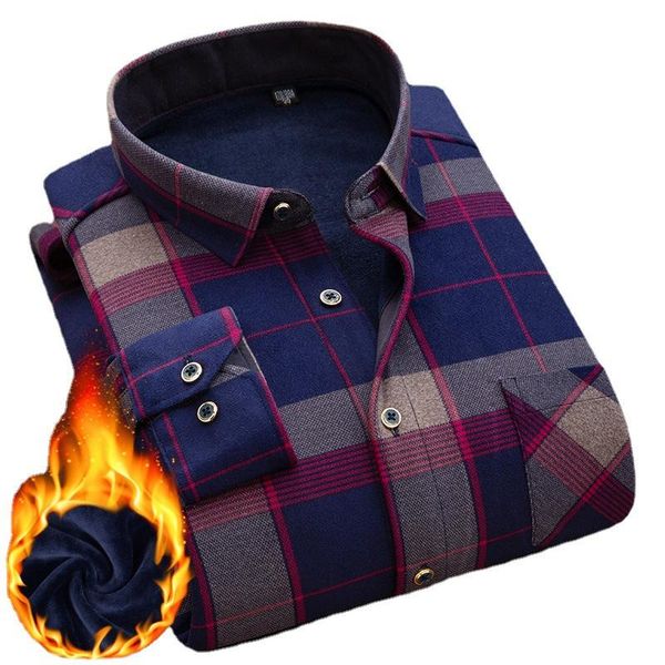 men's casual shirts factory direct thermal shirt autumn and winter plaid in young plus velvet thick long sleeve, White;black
men's casual shirts factory direct thermal shirt autumn and winter plaid in young plus velvet thick long sleeve, White;black