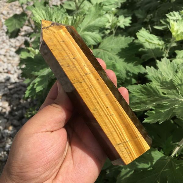 natural yellow tiger eye crystal obelisk wand tip healing tower six prism home decor decorative objects & figurines
natural yellow tiger eye crystal obelisk wand tip healing tower six prism home decor decorative objects & figurines